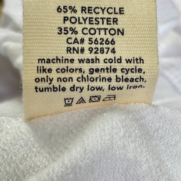 NWT Splendid Terry Drawstring Waist Eco Shorts White Womens S (4-6) Beach Summer - Picture 8 of 13